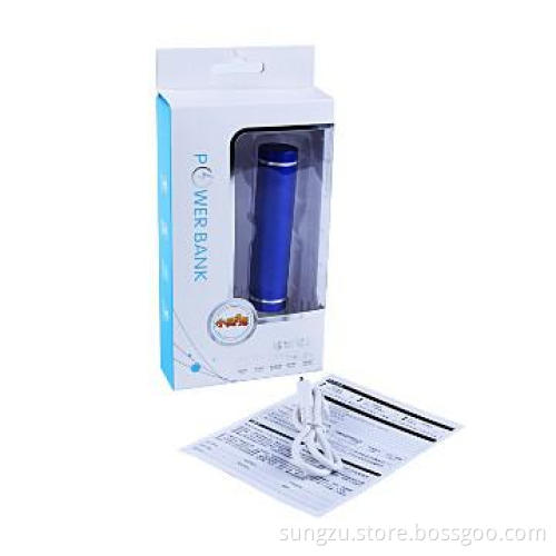 2013 new product Multicolored Aluminium tube portable power bank